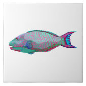 Papageienfisch Fliese (Vorderseite)