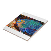 Papageienfisch Keramik Tile Fliese (Seite)