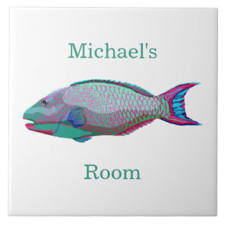Papageienfisch Kinderzimmer Fliese