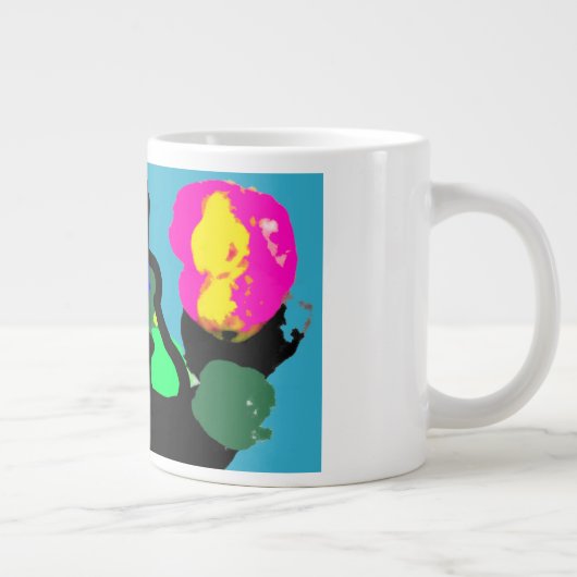 Papageienfreude Jumbo-Tasse (Rechts)