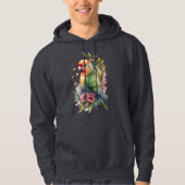 Papageienhemd Hoodie (Vorderseite)