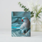 Papageienkarte Feiertagspostkarte (Stehend Vorderseite)