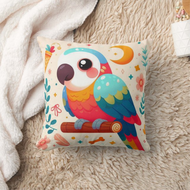 Papageienkissen Kissen (Decke)