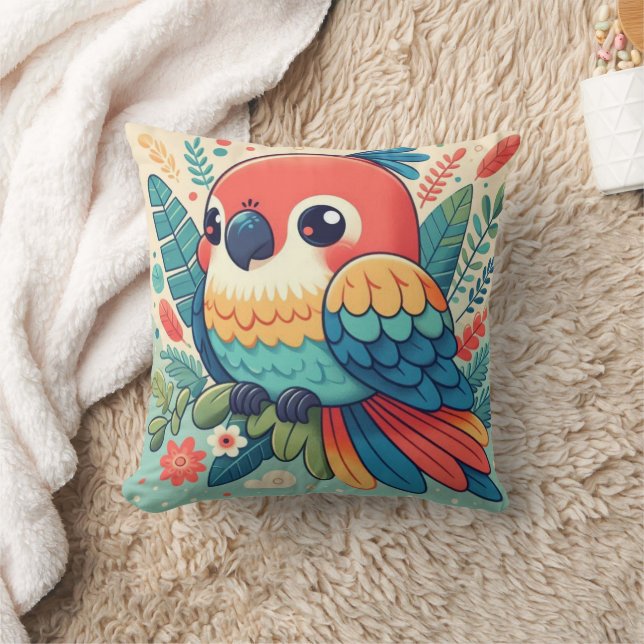 Papageienkissen Kissen (Decke)