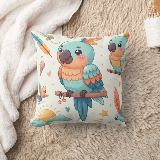 Papageienkissen Kissen (Decke)