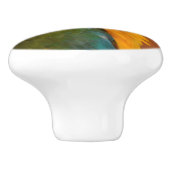 Papageienknöpfe Keramikknauf (Seitenansicht)