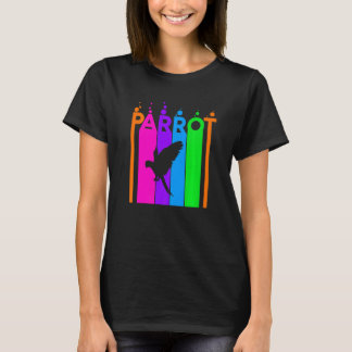 Papageienleuchter mit Silhouette T-Shirt
