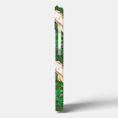 Papageienmuster mit Palmblättern-Blätter Case-Mate iPhone Hülle (Rückseite / Links)