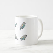 Papageienpackung Kaffeetasse (VorderseiteRechts)
