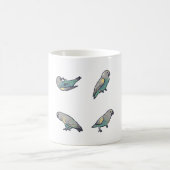 Papageienpackung Kaffeetasse (Mittel)