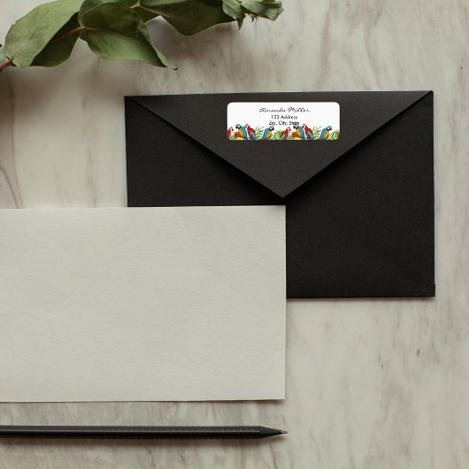 Papageienpalme Blätter Rücksendeadresse