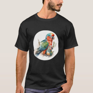 Papageienporträts und Tropenvogel Lover T-Shirt