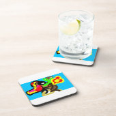 Papageientag Getränkeuntersetzer (Rechte Seite)