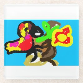 Papageientag Glasuntersetzer