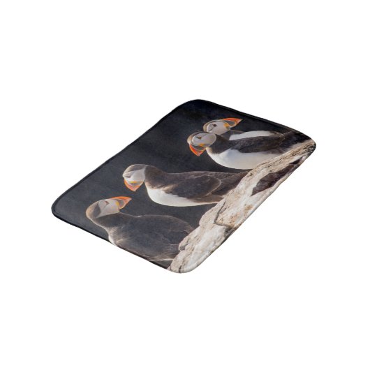 Papageientaucher Badematte (Schrägansicht)