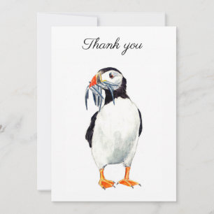 Papageientaucher Danke-Karte Dankeskarte