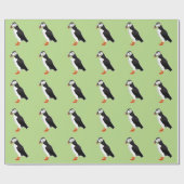 Papageientaucher Geschenkpapier (Flach)