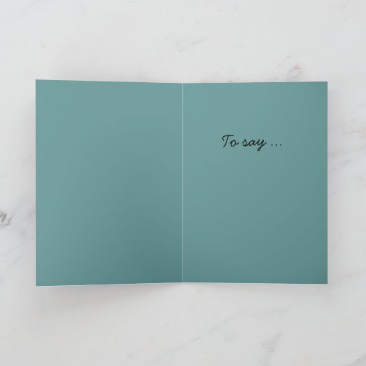 Papageientaucher-Gruß-Karten Karte (Innenseite)