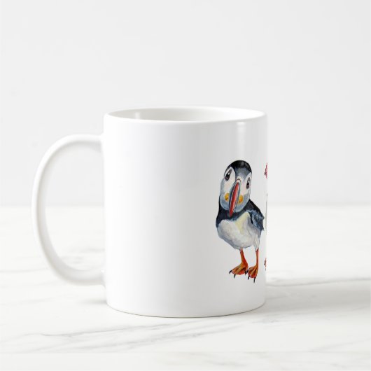 Papageientaucher Kaffeetasse (Links)