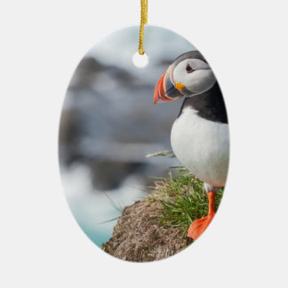 Papageientaucher Keramik Ornament