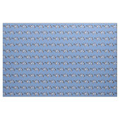 Papageientaucher-Kumpel-Gewebe (hellblau) Stoff (Fat Quarter (45,7 x 55,9 cm))