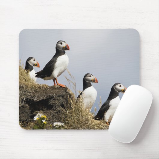 Papageientaucher Mousepad (Mit Mouse)