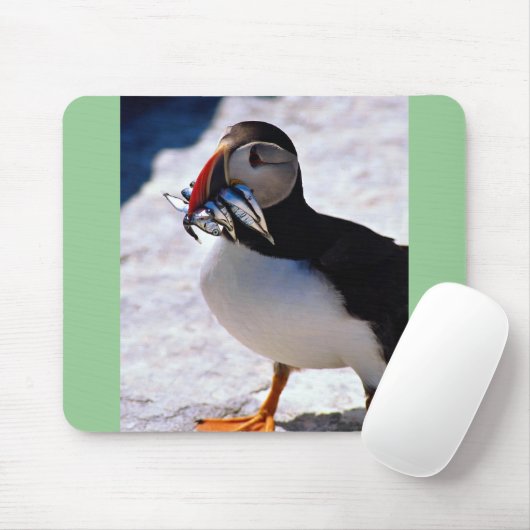Papageientaucher Mousepad (Mit Mouse)