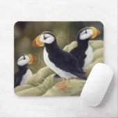Papageientaucher Mousepad (Mit Mouse)