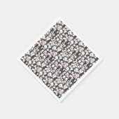 Papageientaucher-Muster Serviette (Ecke)
