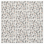 Papageientaucher-Muster Stoff (Muster)