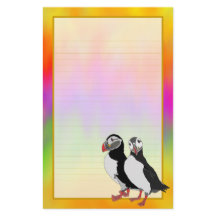 Papageientaucher-Paar-bunte Aurora-Geldstrafe