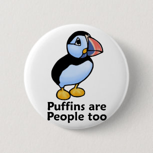 Papageientaucher sind Leute auch Button