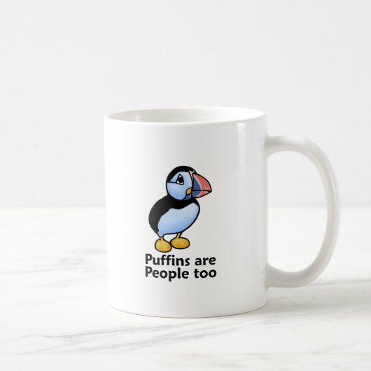 Papageientaucher sind Leute auch Kaffeetasse (Rechts)