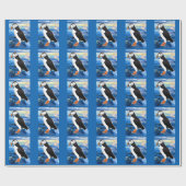 Papageientaucher-Tage Geschenkpapier (Flach)