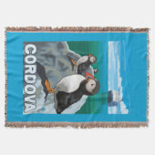 Papageientaucher u. Kreuzschiff - Cordova, Alaska Decke (Vorderseite)