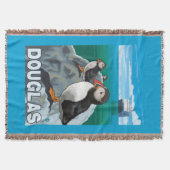 Papageientaucher u. Kreuzschiff - Douglas, Alaska Decke (Vorderseite)