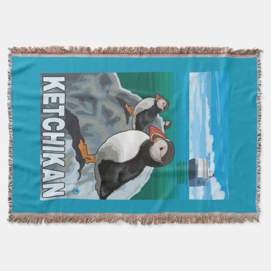 Papageientaucher u. Kreuzschiff - Ketchikan, Decke (Vorderseite)