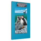 Papageientaucher u. Kreuzschiff - Ketchikan, Klemmbrett (Rechts)