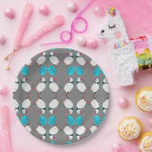 Papageientaucher-und Ballon-Pappteller Pappteller (Party)