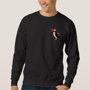 Papageientaucher-Vogel erster Tag in der Schule Vo Sweatshirt