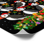 Papageientaucher Vogel Weihnachtsbaum Geschenk San Poster (Ecke)