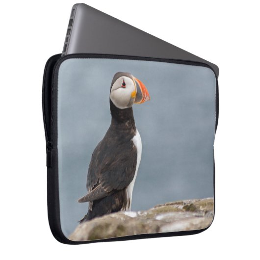Papageientaucherfall Laptopschutzhülle (Vorne Rechts)