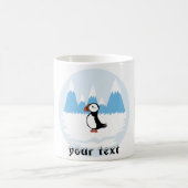 Papageientaucherillustration Kaffeetasse (Mittel)