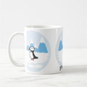 Papageientaucherillustration Kaffeetasse (Links)