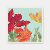 Papageientuppe Serviette (Vorderseite)