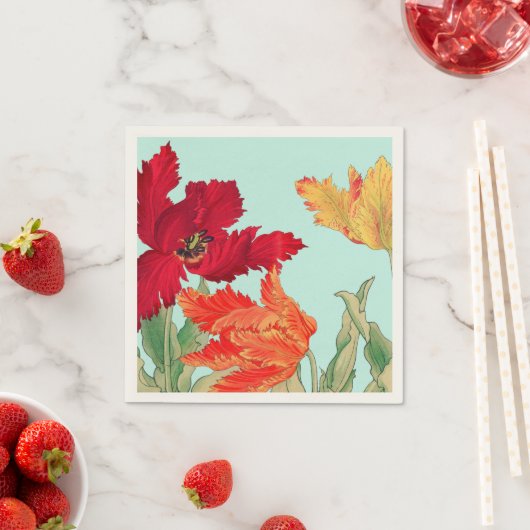 Papageientuppe Serviette (Beispiel)