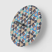 Papageienuhr Runde Wanduhr (Winkel)