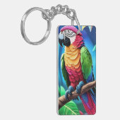 Papageienvogel-57566 Schlüsselanhänger (Vorderseite links)