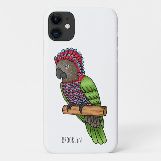 Papageienvogel-Cartoon-Abbildung Case-Mate iPhone Hülle (Rückseite)