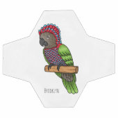 Papageienvogel-Cartoon-Abbildung Fußball (Flach)